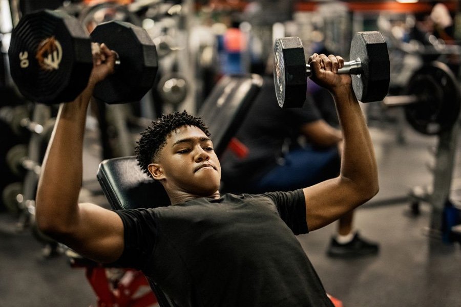 Olympic athlete training